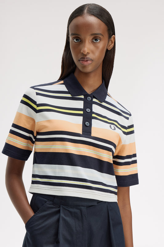 G2183 Striped Polo Shirt (Navy)