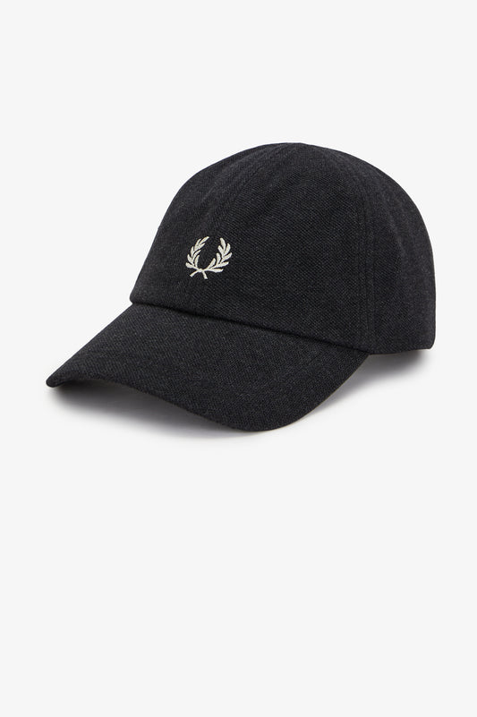 HW2295 Classic Piqué Cap (Charcoal Marl / Ecru)