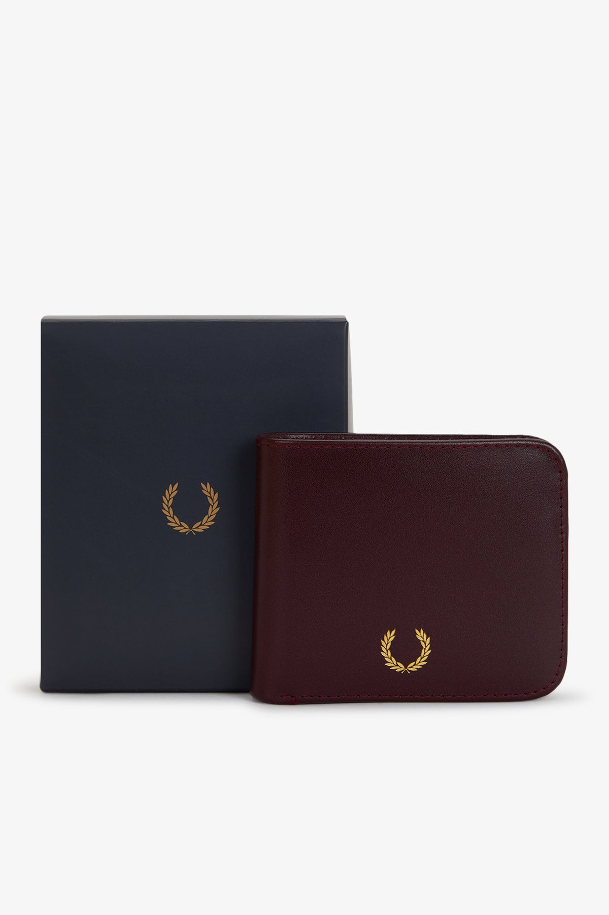 L3349 Smooth Leather Billfold Wallet (Oxblood)