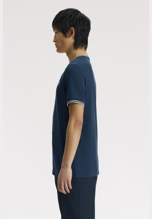 M1588 Twin Tipped T-Shirt (Mod Blue / Slate / Slate)