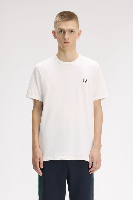 M2460 Stripe Tape T-Shirt (Snow White)