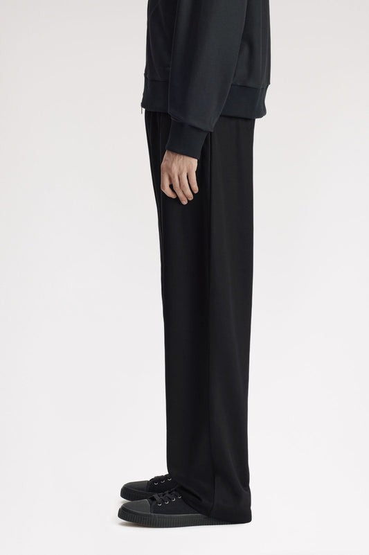 T3309 Leather Patch Track Pant (Black)