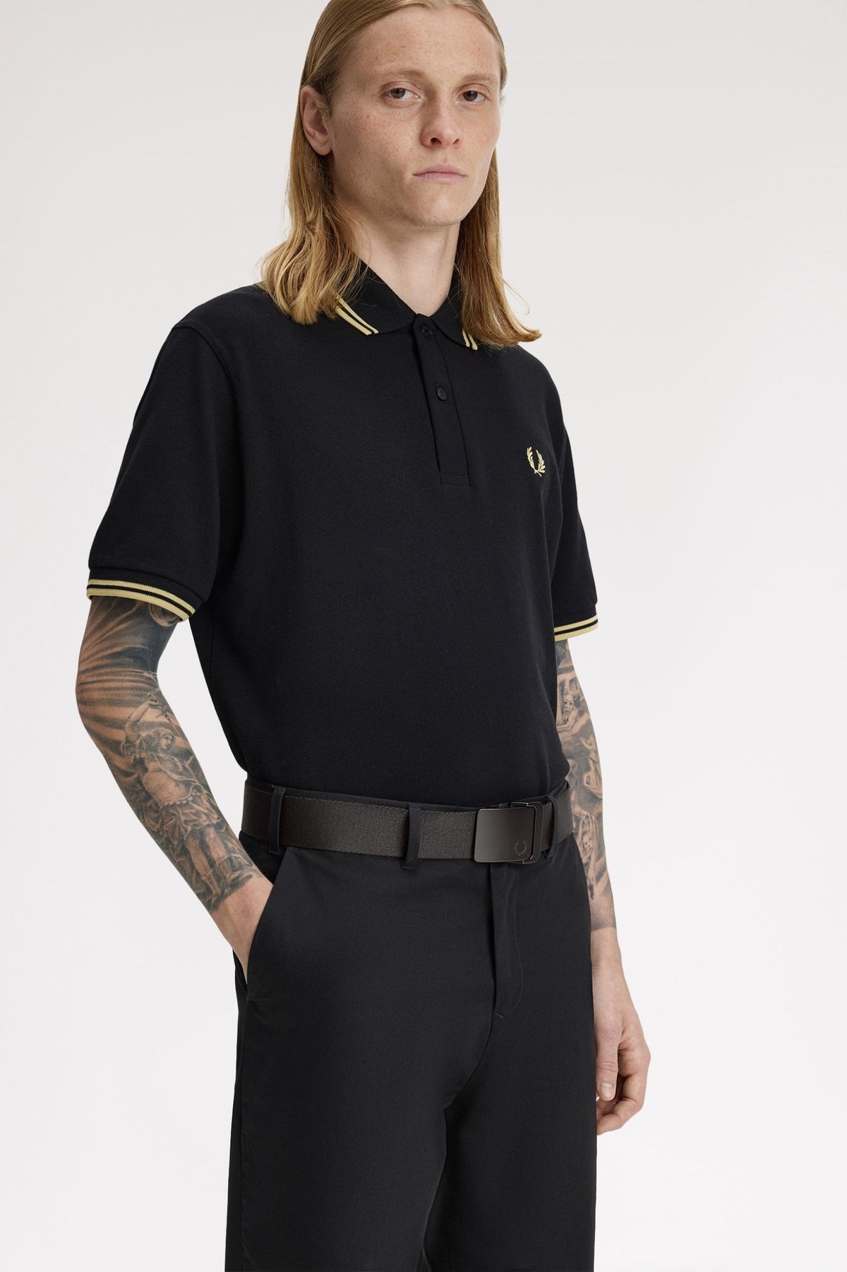 BT2248 Plain Webbing Belt (Black)