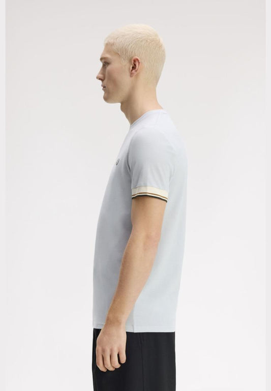 M2396 Twin Tipped Cuff T-Shirt (Dusky Blue)
