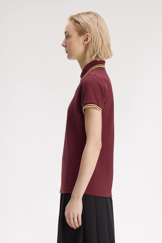 G12 The Fred Perry Shirt (Maroon / Champagne / Champagne)
