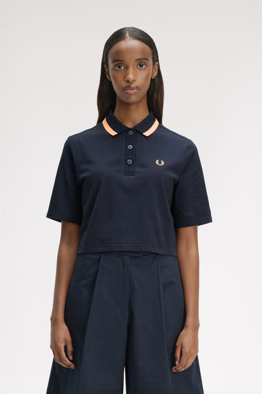 G2182 Bold Tipped Polo Shirt (Navy)