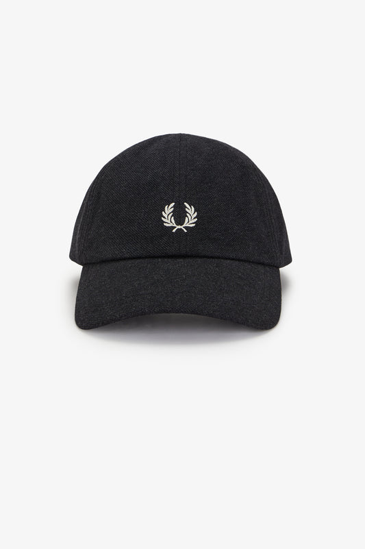 HW2295 Classic Piqué Cap (Charcoal Marl / Ecru)