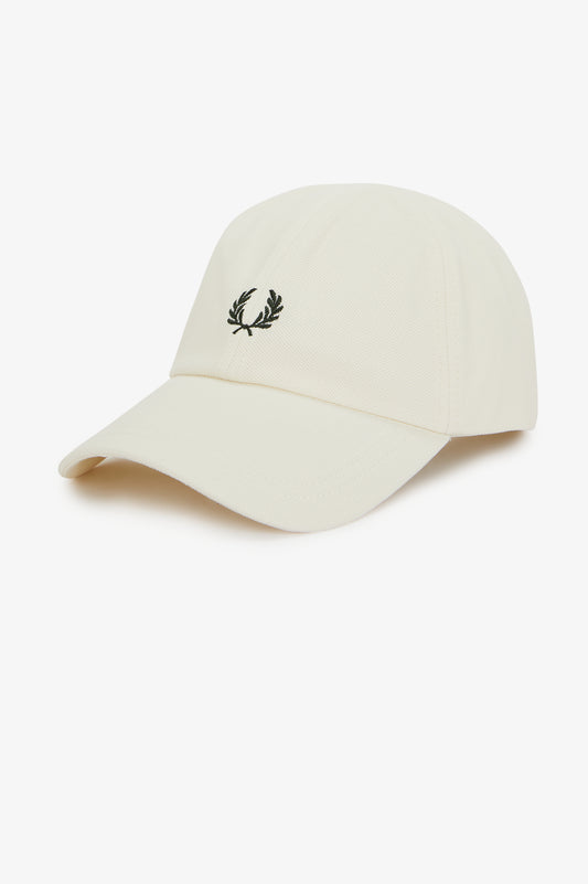 HW2295 Classic Piqué Cap (Ecru / Night Green)