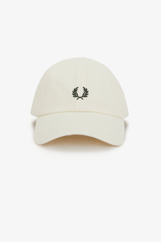 HW2295 Classic Piqué Cap (Ecru / Night Green)