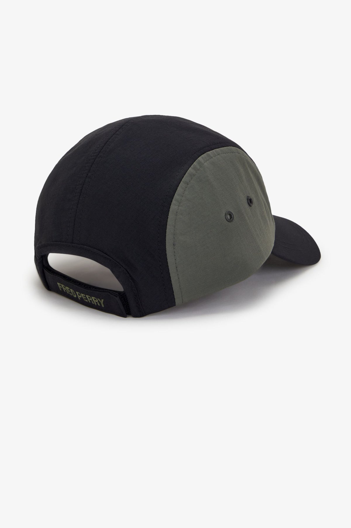 HW3383 Colour Block Ripstop Cap (Black)