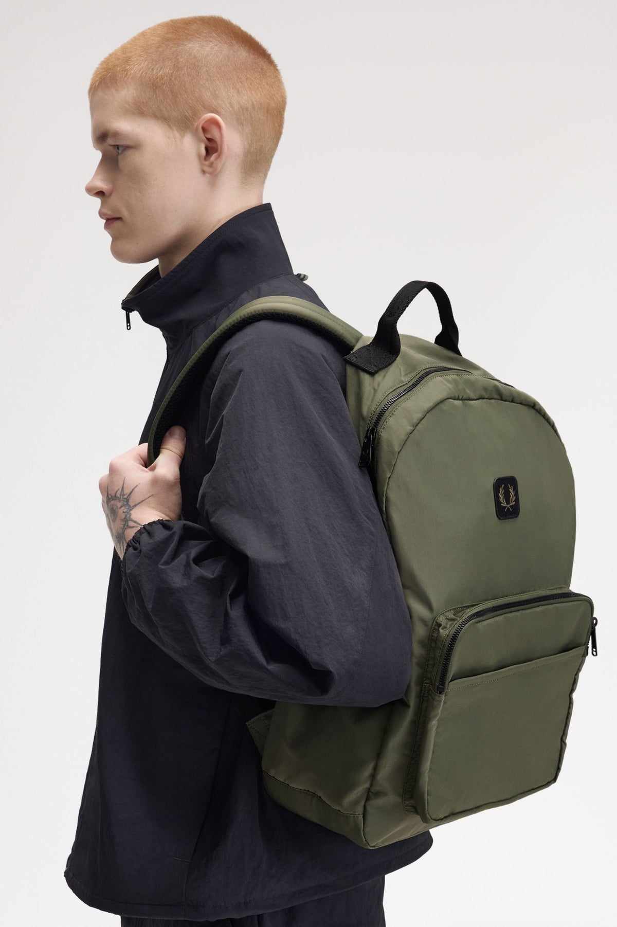 L3339 Crinkle Nylon Backpack