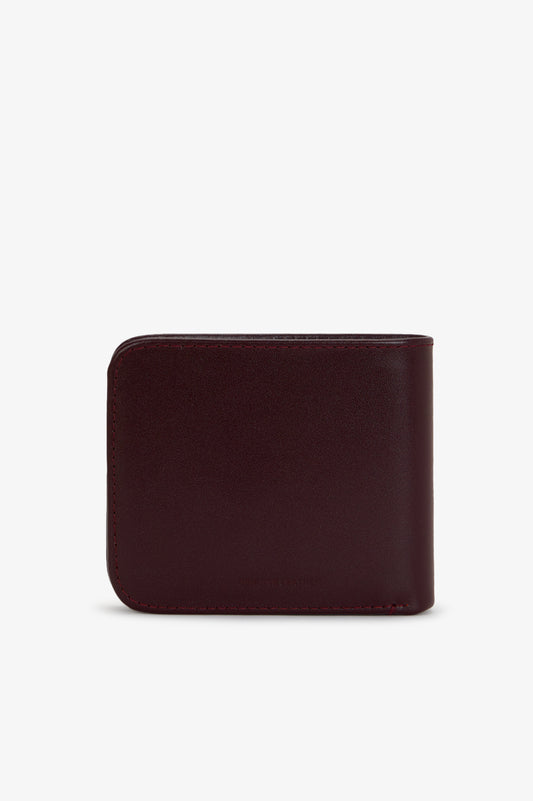L3349 Smooth Leather Billfold Wallet (Oxblood)