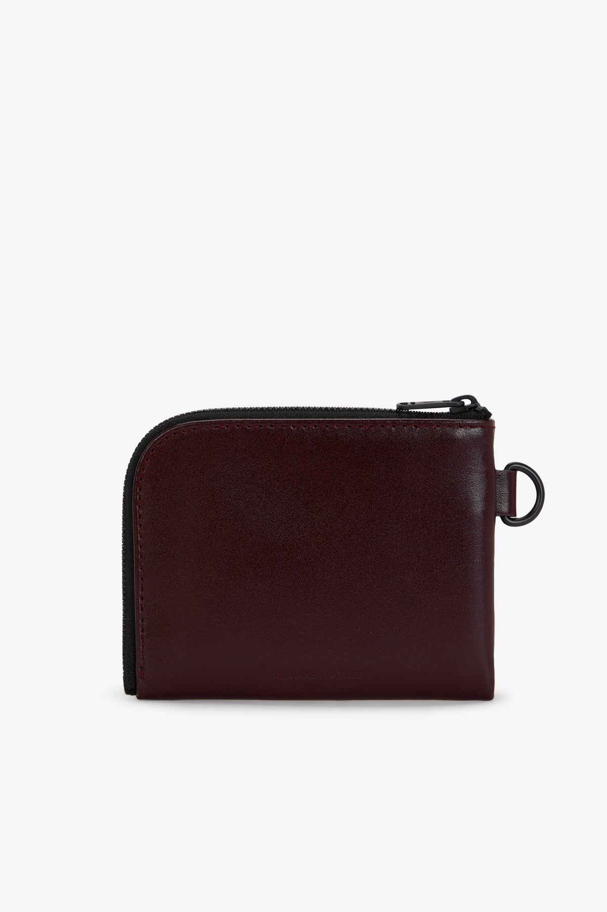 L3350 Smooth Leather Zip Around Wallet (Oxblood)