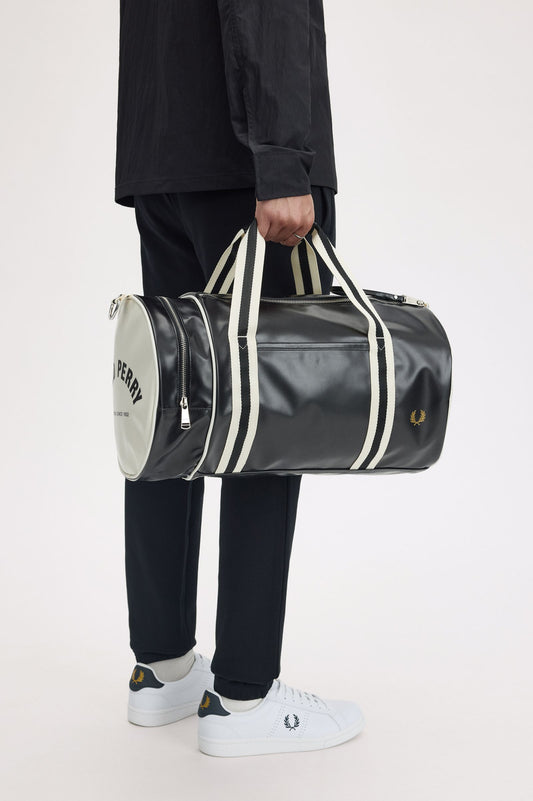 L7255 Classic Barrel Bag (Black / Ecru)