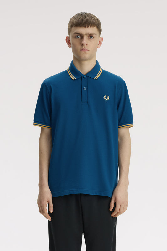 M12 The Fred Perry Shirt (Royal Blue / Champagne / Champagne)