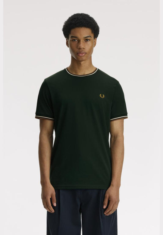 M1588 Twin Tipped T-Shirt (Grassroots / Ecru / Bronze)