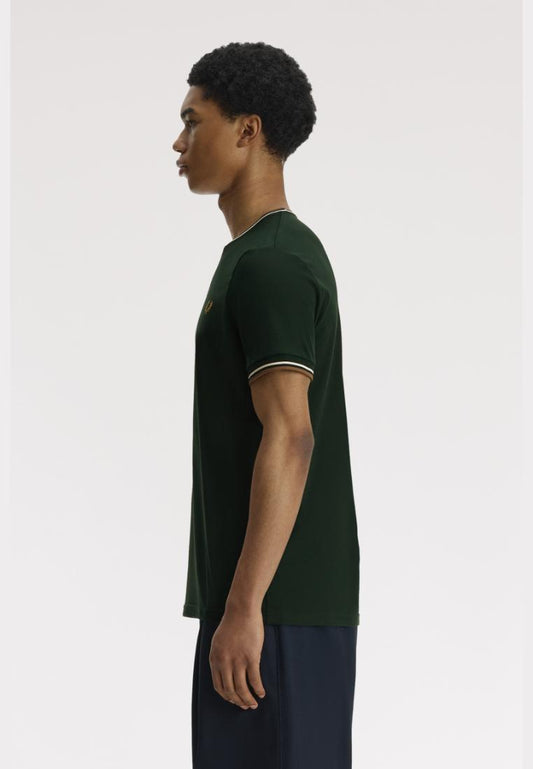M1588 Twin Tipped T-Shirt (Grassroots / Ecru / Bronze)