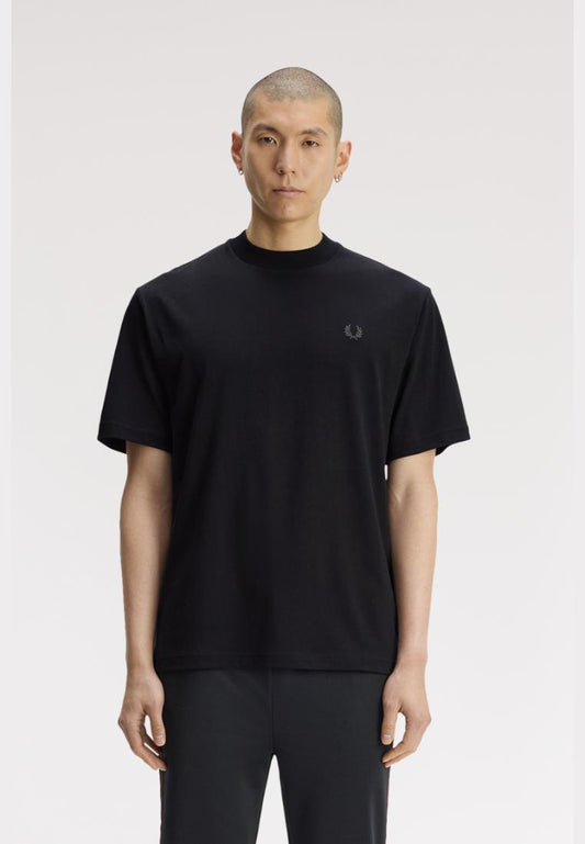 Fred Perry M3415 Reflective Print T-Shirt (Black)