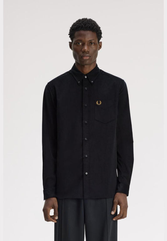 M3462 Needle Cord Shirt (Black)