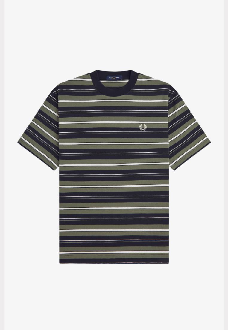 M3482 Heavyweight Striped T-Shirt (Black)