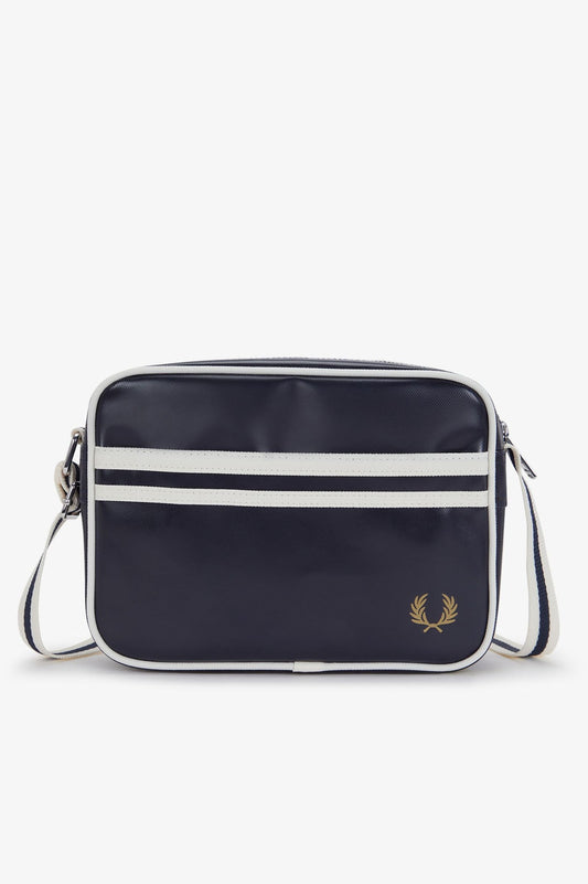 L2168 Classic Mini Shoulder Bag (Navy / Ecru)