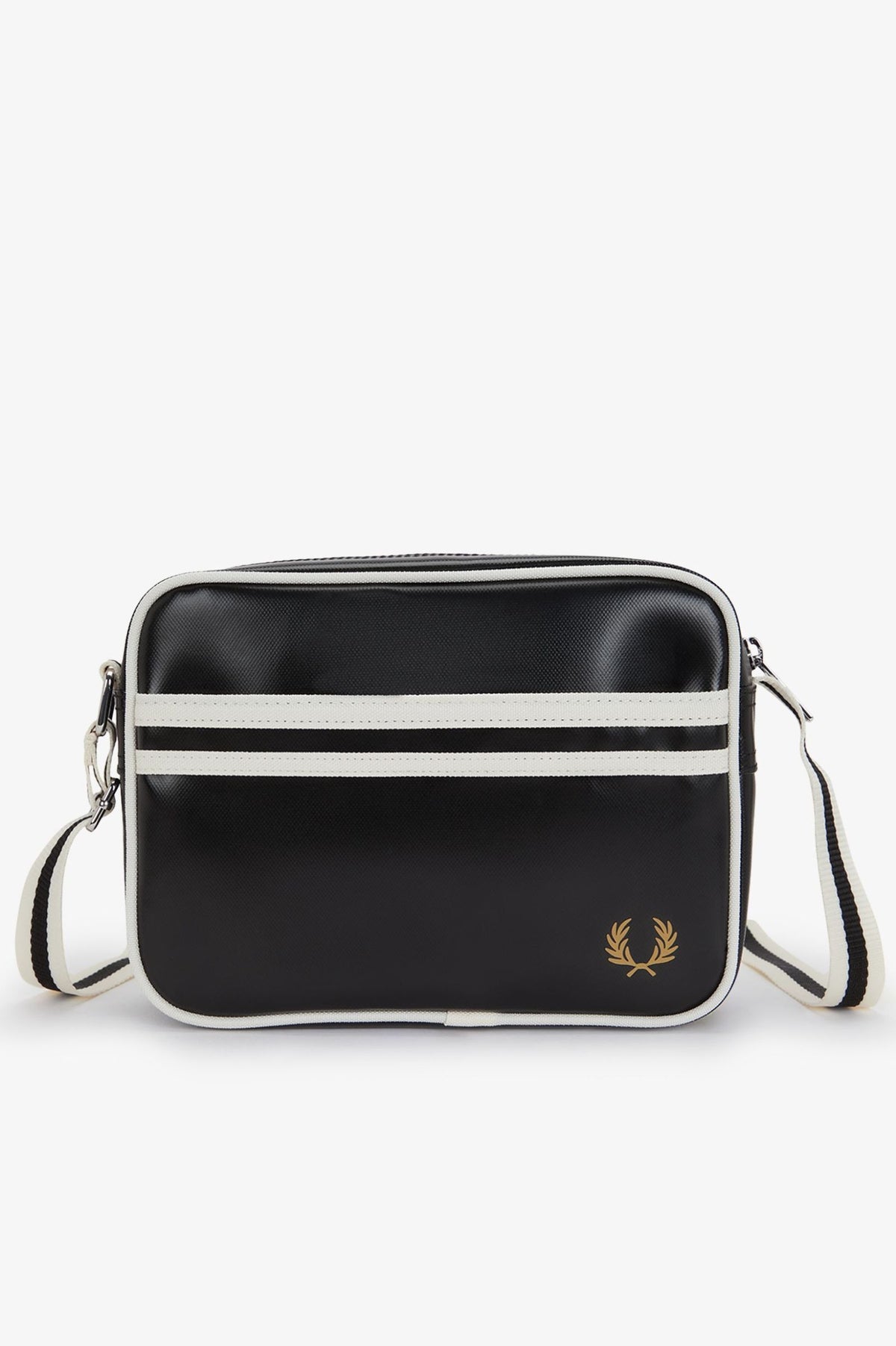 L2168 Classic Mini Shoulder Bag (Black / Ecru)