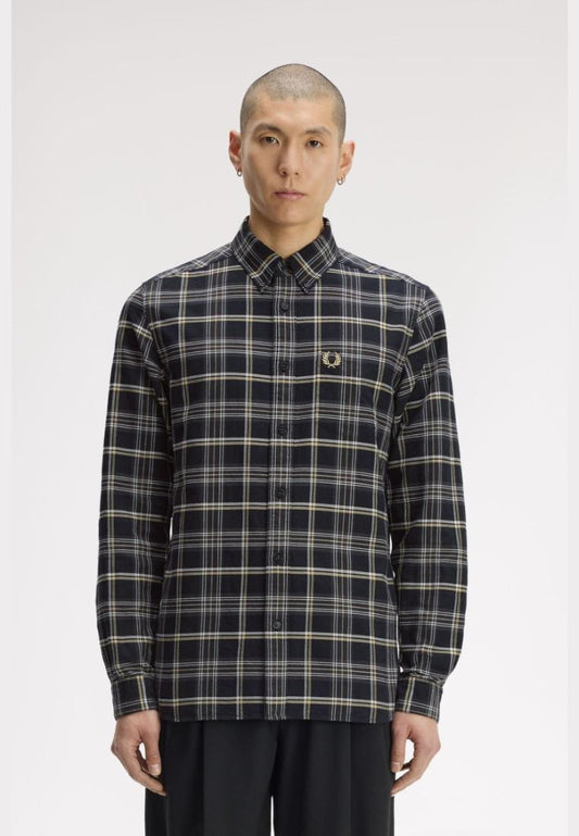 M3467 Tartan Shirt (Black)