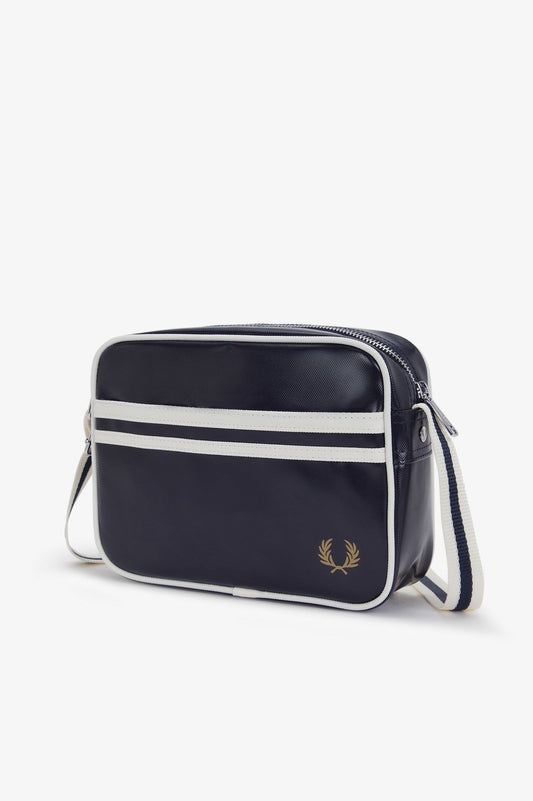 L2168 Classic Mini Shoulder Bag (Navy / Ecru)