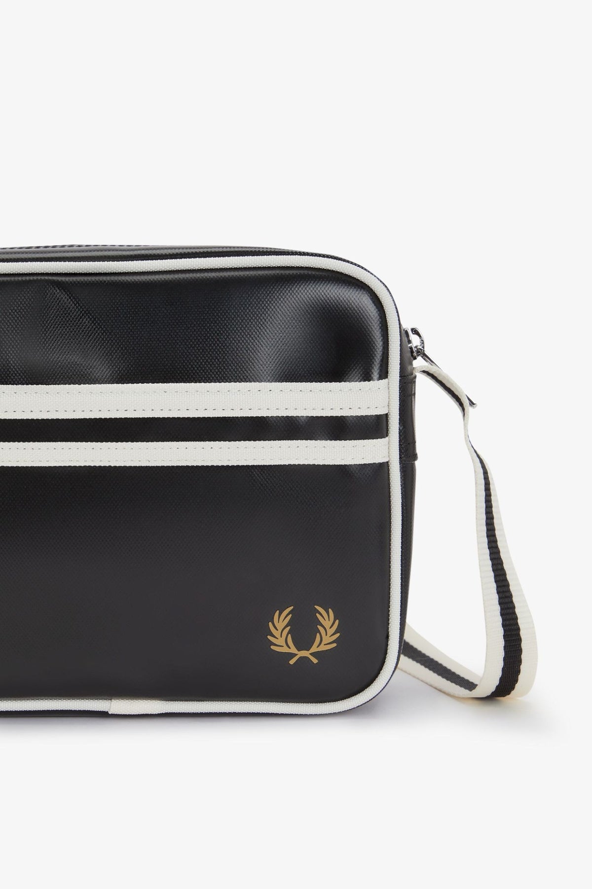 L2168 Classic Mini Shoulder Bag (Black / Ecru)